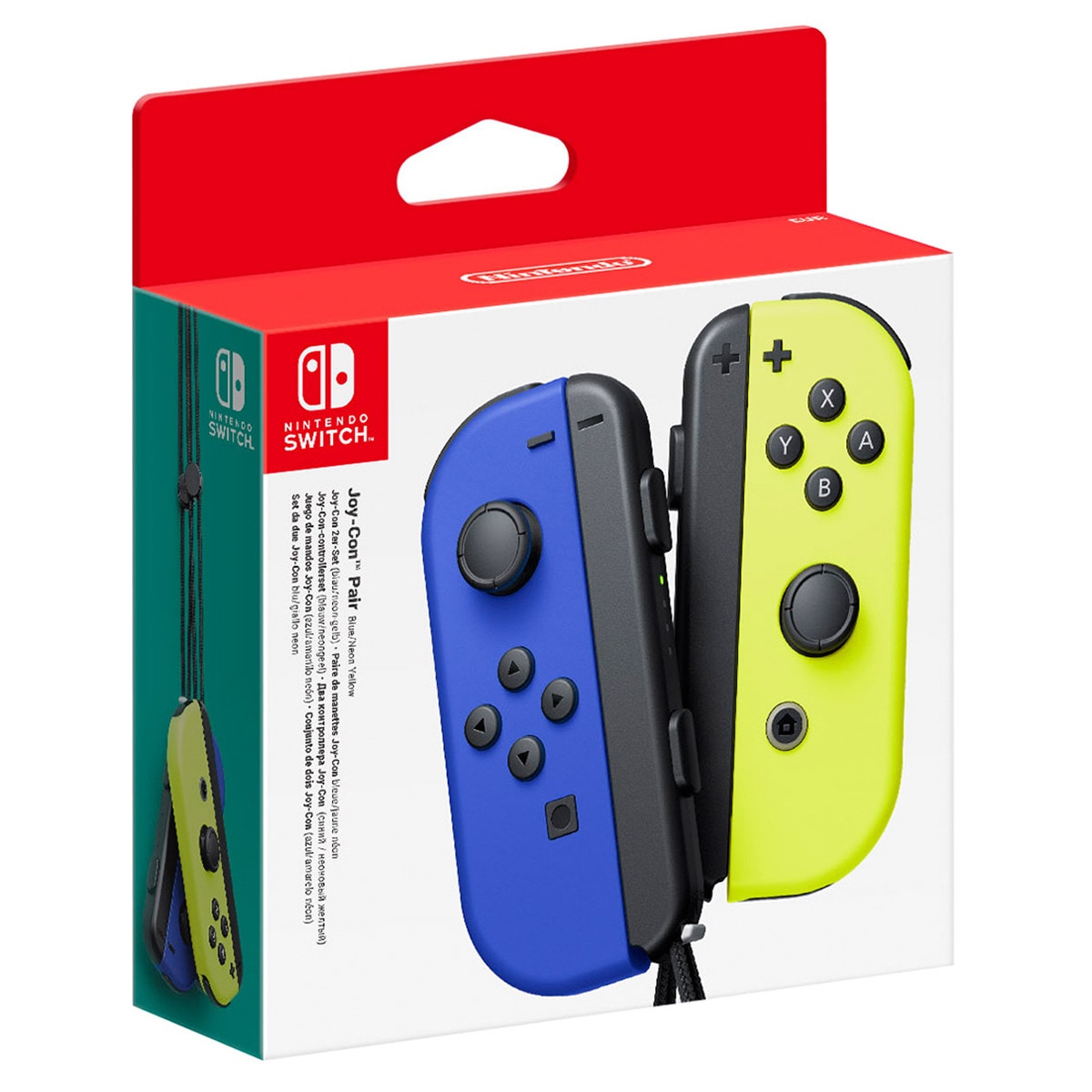 Nintendo Switch Neon Blue/Yellow Joy-Con Controller