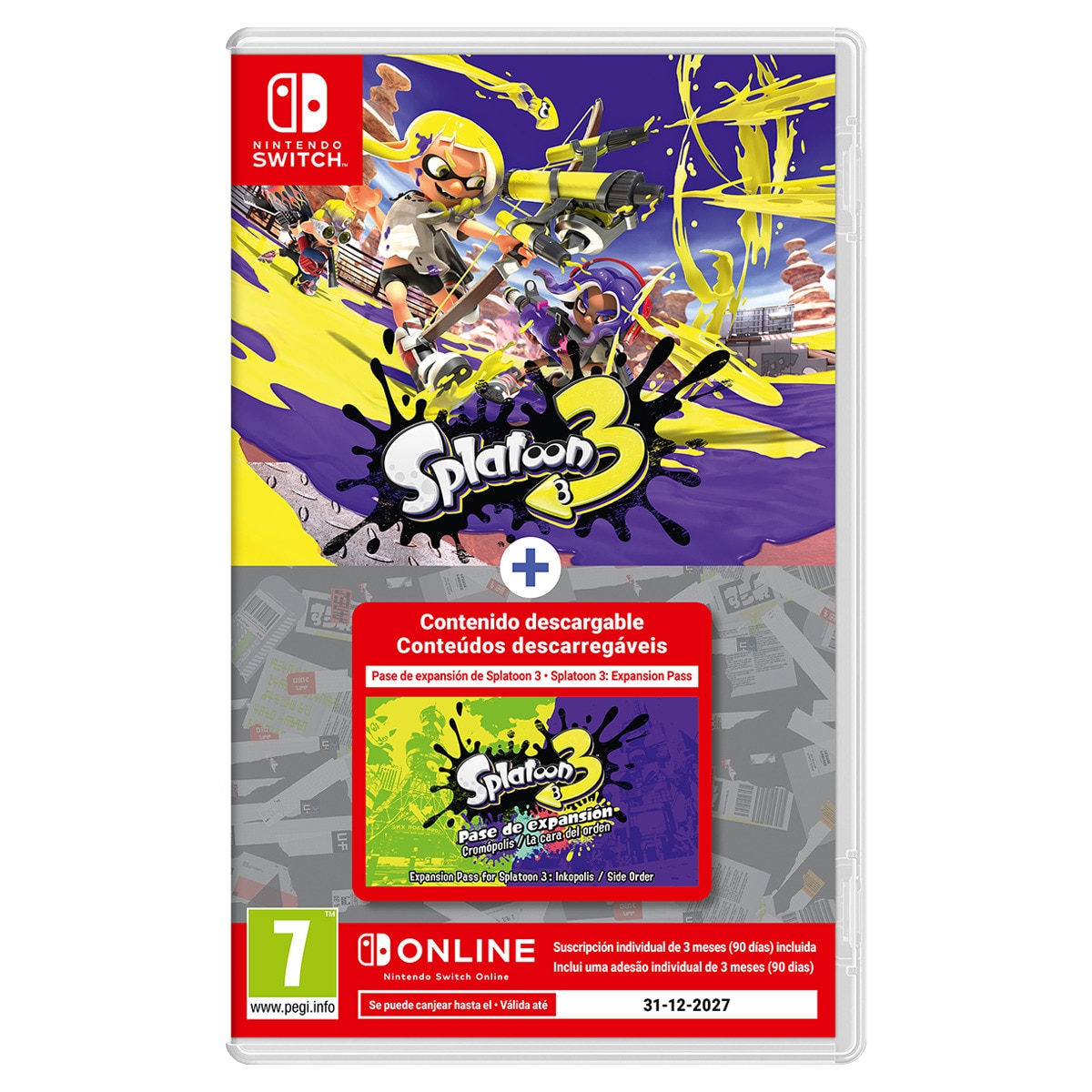 Splatoon 3 + Exp Pass + 3 Months NSO Nintendo Switch
